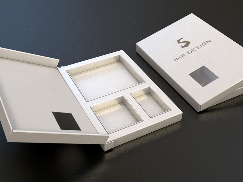 3D Produktvisualisierung verschiedener Verpackungen und Officeprodukten wie Ringordner für die Schlender GmbH & Co. KG.
